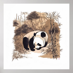 Póster Panda - Imágenes de archivo