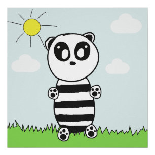 Póster Panda Kids