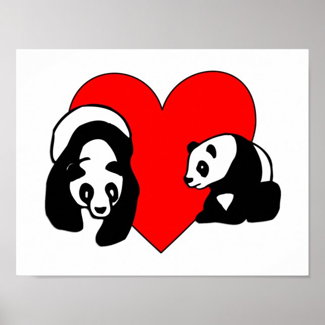 Póster Panda Love (Frente)