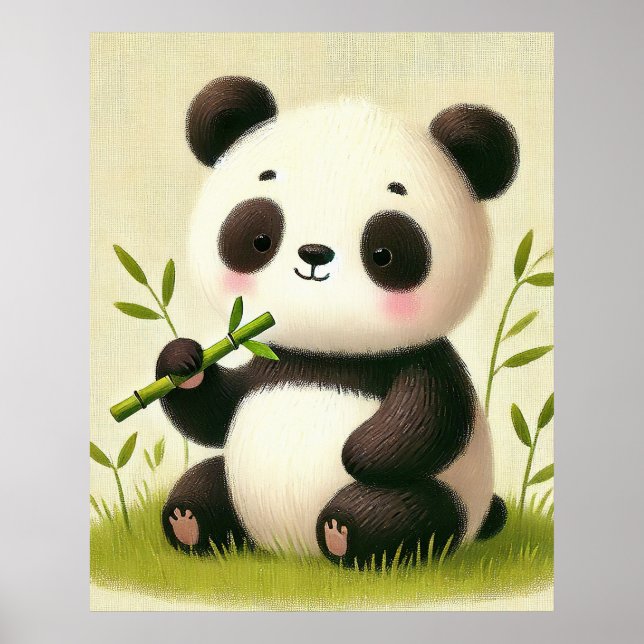 Póster Panda Munchies (Frente)