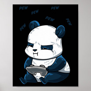 Póster Panda Pew Cute Hob