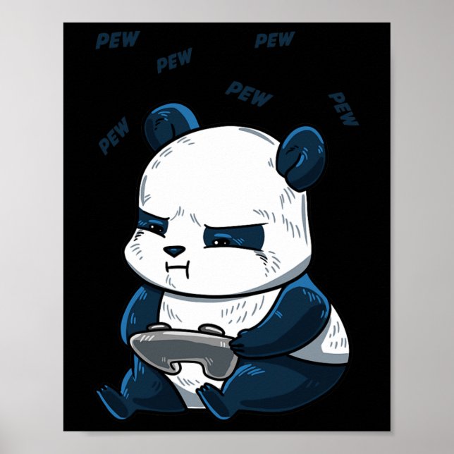 Póster Panda Pew Cute Hob (Frente)
