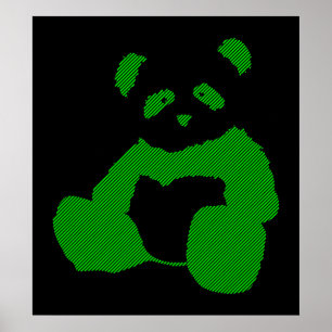 Póster panda plush.