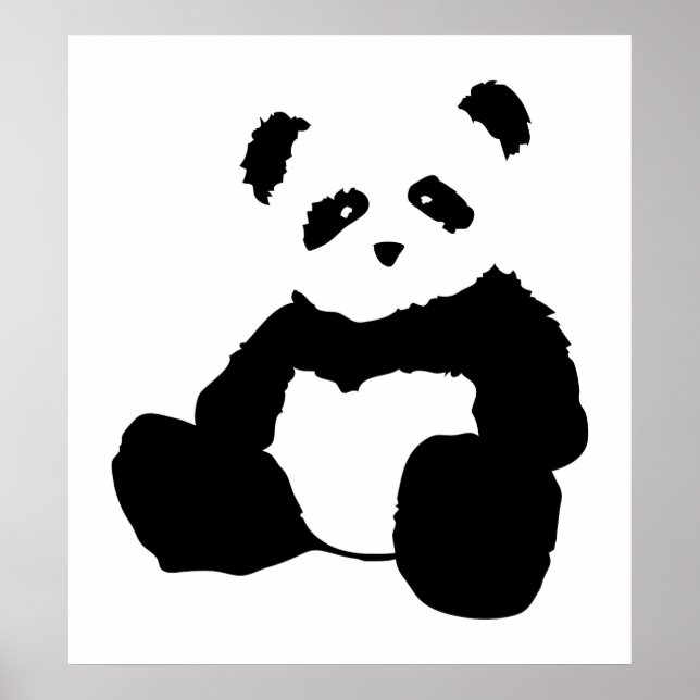 Póster panda plush. (Frente)