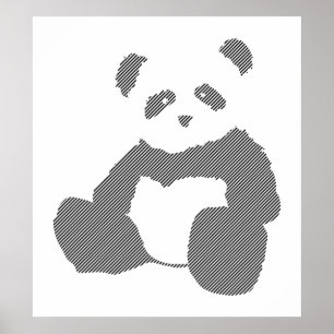 Póster panda plush.