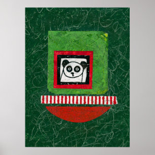 Póster Panda Poster Wall Art No Preparado