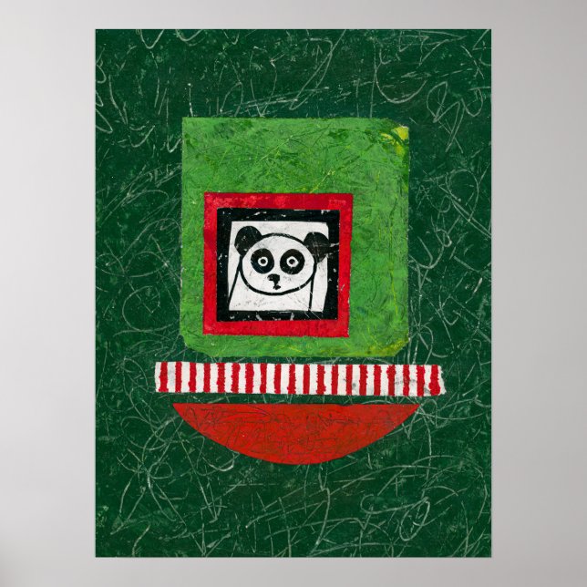 Póster Panda Poster Wall Art No Preparado (Frente)