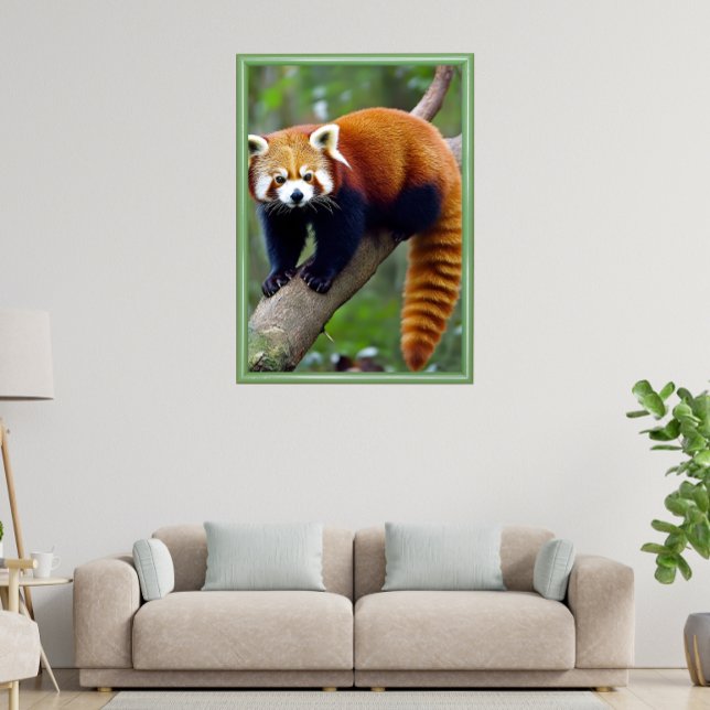 Póster Panda rojo (Subido por el creador)