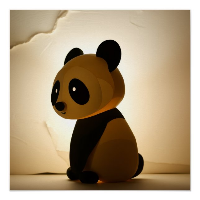 Póster Panda Triste (Anverso)