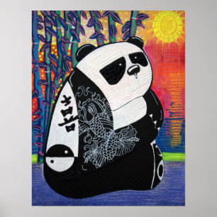 Póster Panda Zen Master Poster