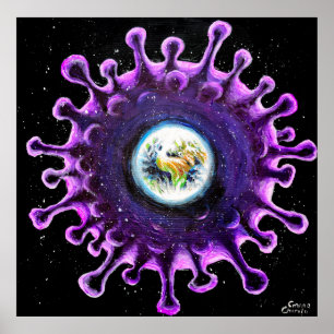 Póster Pandemia del coronavirus