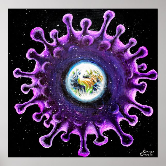 Póster Pandemia del coronavirus (Frente)
