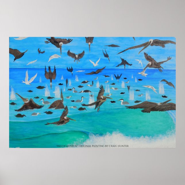 Póster Pandemonismo pelicano (Frente)