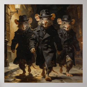 Póster Pandilla de Ratas