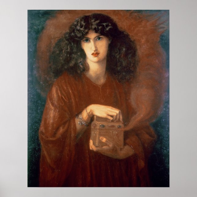 Póster Pandora, 1871 (aceite sobre lienzo) (Frente)