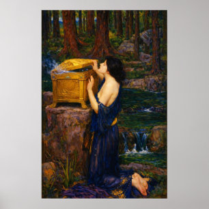 Póster Pandora de John William Waterhouse
