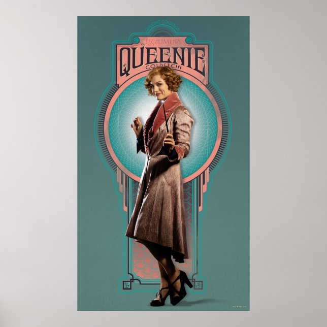 Póster Panel Art Deco de QUEENIE GOLDSTEIN™ (Frente)
