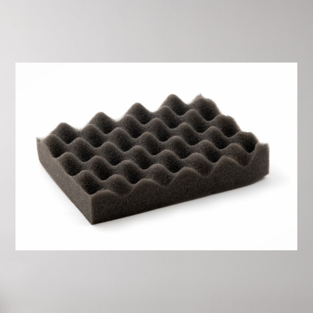 Póster Panel de absorción de sonido (Frente)