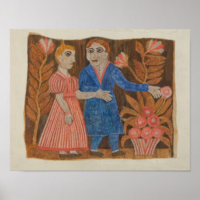 Póster panel de la alfombra (Frente)