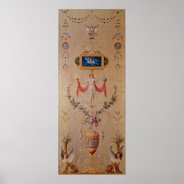 Póster Panel de la frontera de Marie-Antoinette (Frente)