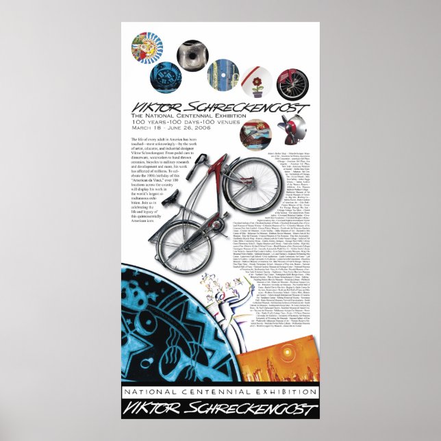 Póster Panel de lista de exposiciones (Frente)