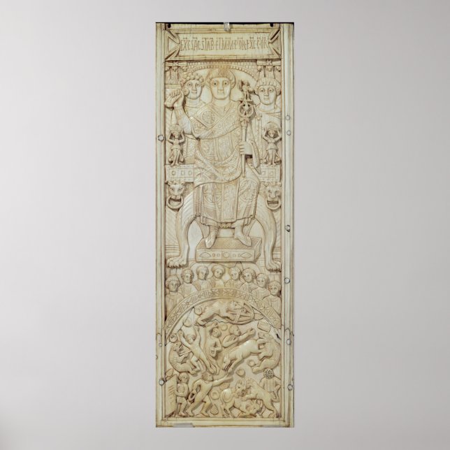 Póster Panel del Diptych of Consul Areobindus (Frente)