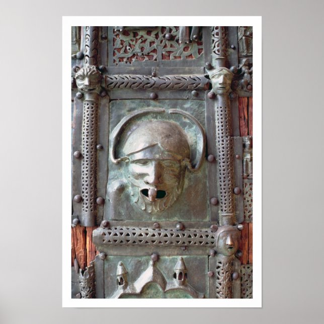 Póster Panel Gargoyle desde la puerta izquierda del porta (Frente)