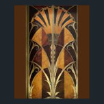 PÓSTER PANEL ÚNICO ART DECO<br><div class="desc">EL PANEL INDIVIDUAL ART DECO (ESTE PANEL ES DE 50" DE TALLA Y SE PUEDE TRIMITAR PARA AJUSTARSE AL ESPACIO,  O GUARDAR Y DOBLE/TRIPLE,  ETC. LOS PANELES PARA COMBINAR UNA PARED DE ESPACIO DE PARED DE EFECTO PARQUÉ).</div>