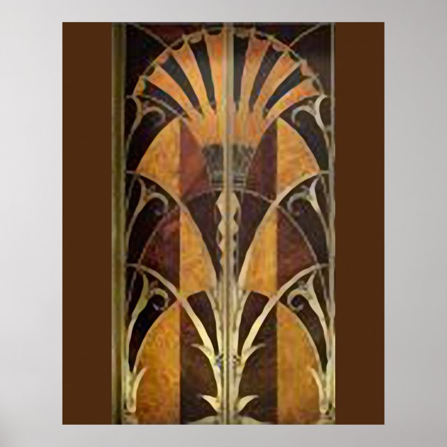 PÓSTER PANEL ÚNICO ART DECO (Frente)