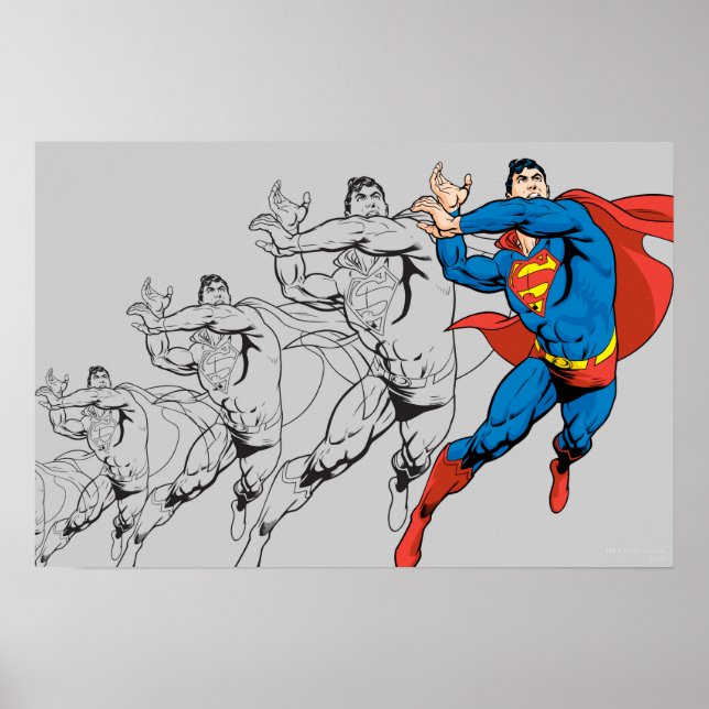 Póster Paneles cómicos de Superman (Frente)