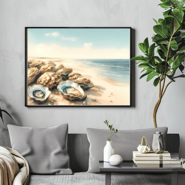 Póster Paneles de ostras costeras Paisaje de Playa de Acu (Subido por el creador)