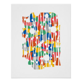 Póster Paneles vibrantes: La reproducción bloquea la geom