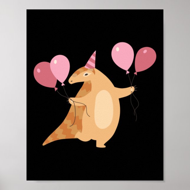 Póster Pangolin celebra al Pegatina (Frente)