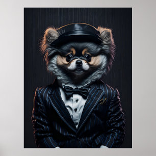 Póster Pangster pomeraniano del Poster de Detroit meridio