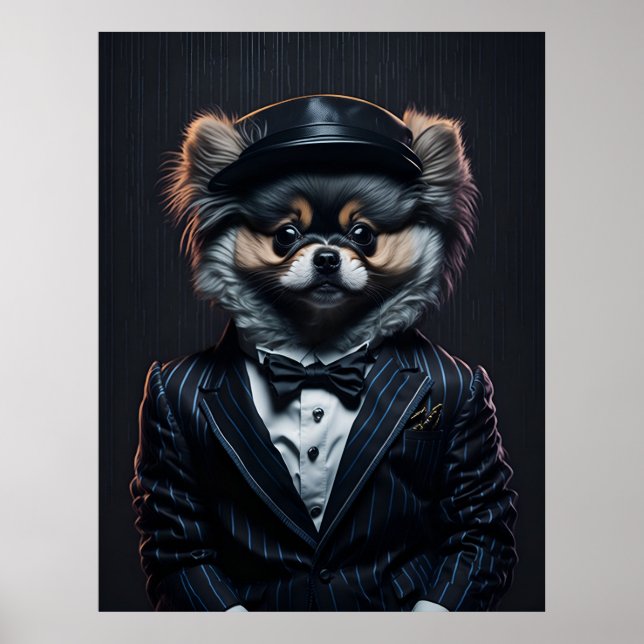 Póster Pangster pomeraniano del Poster de Detroit meridio (Frente)