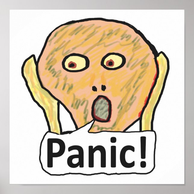 Póster ¡Pánico! (Frente)