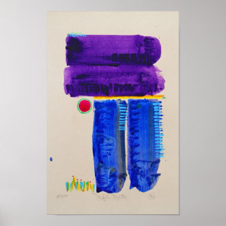 Póster Panorama abstracto