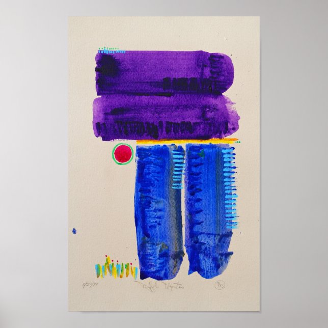 Póster Panorama abstracto (Frente)