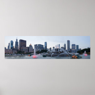 Póster Panorama Chicago Blackhawks Win
