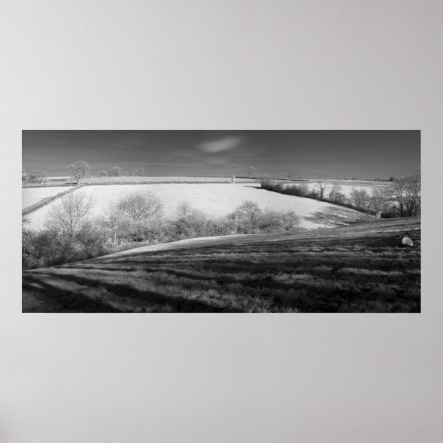 Póster Panorama de invierno (Frente)