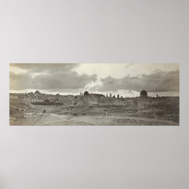 Póster Panorama de Jerusalén (Frente)