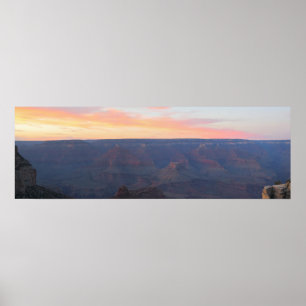 Póster Panorama de la salida del sol del Gran Cañón