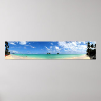 Póster Panorama de Lanikai