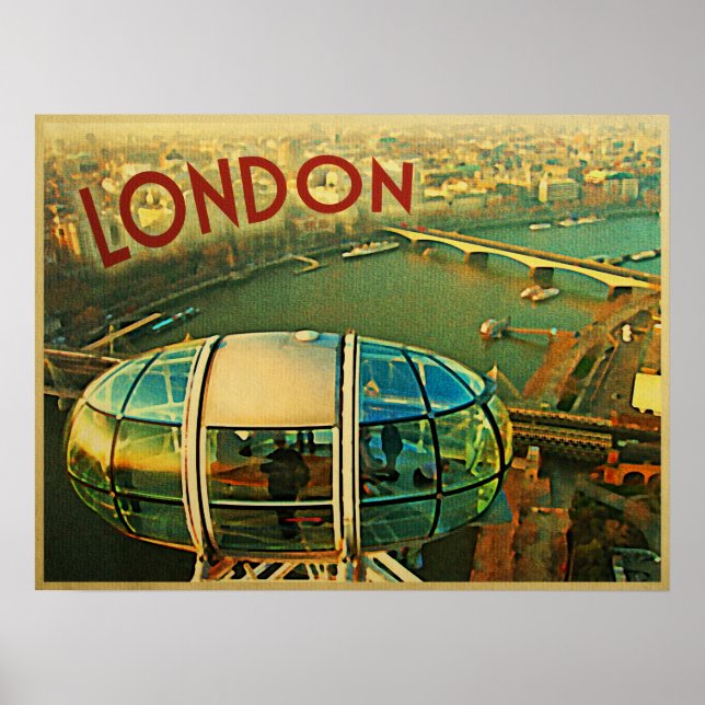 Póster Panorama de Londres (Frente)