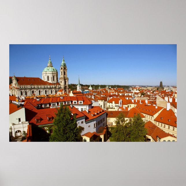 Póster Panorama de Praga (Frente)