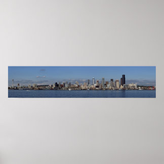 Póster Panorama de Seattle