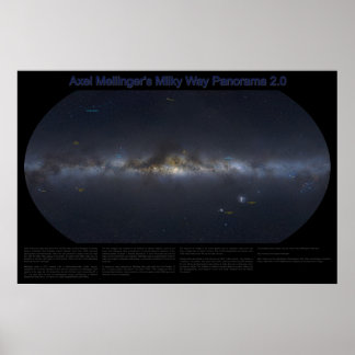Póster Panorama de Vía Láctea 2.0
