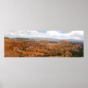Póster Panorama del anfiteatro del barranco de Bryce