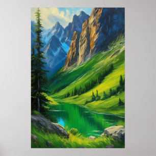 Póster Panorama épica, danza del Valle Verde