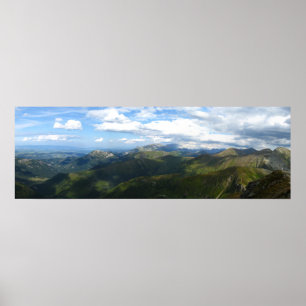 Póster Panorama from Wolowiec, Tatras